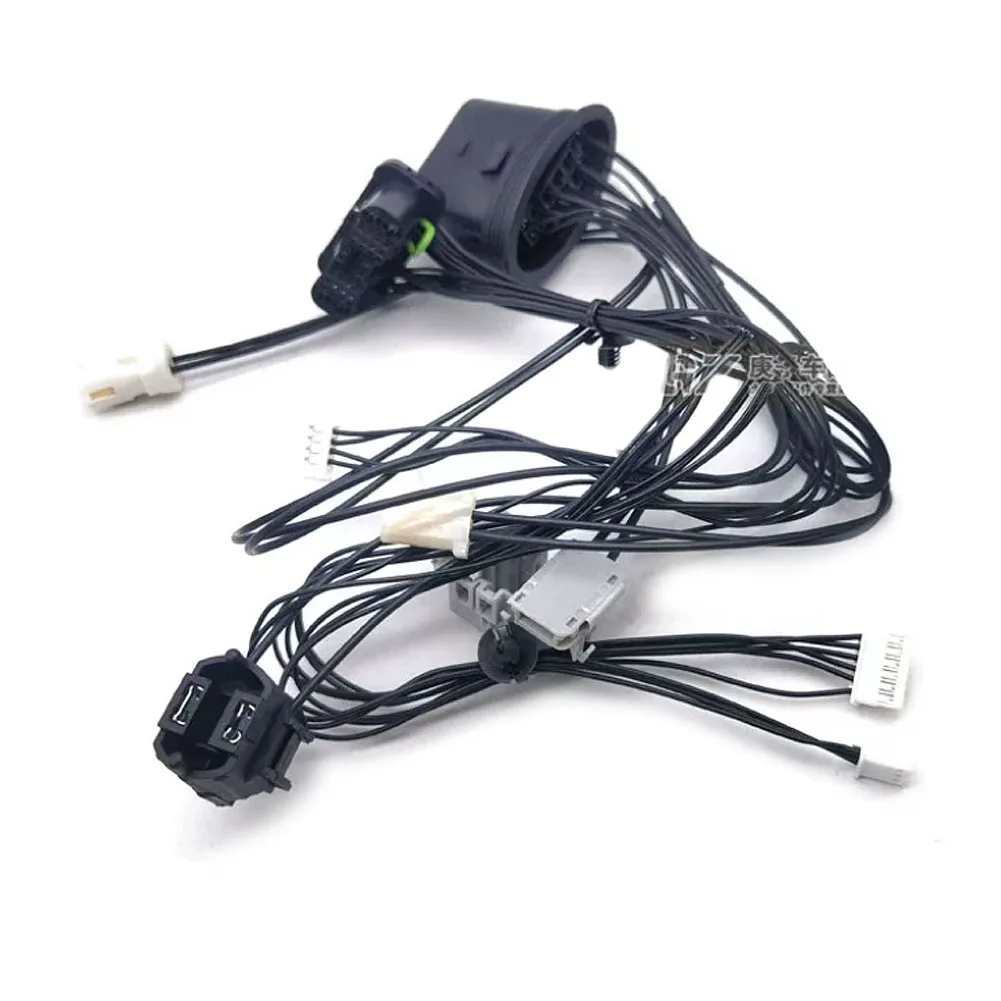 Car Headlight Internal Wiring Harness Plug Wire Cable Line Plug with AFS  For VW Touareg 2007-2010 2008 2009 - view 2