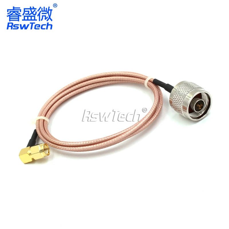 1PCS Adapter Cable RPSMA To N Type RPSMA-JW Convert N-J 8-90CM 1M 1.5M 2M Length Connector RG316 Wire