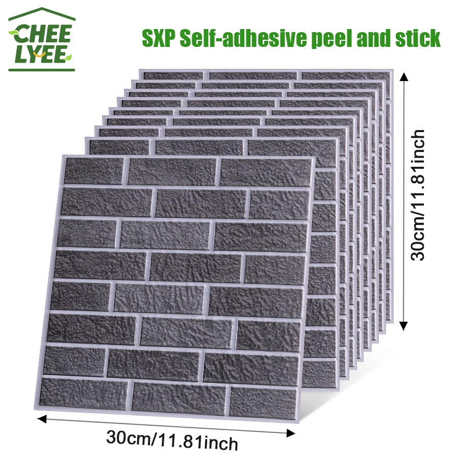 10/20Pcs Peel and Stick Tile Backsplash Thicker Design Marble Tiles 12\