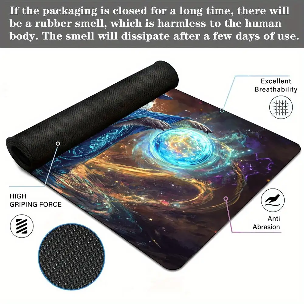 ماجيك قضاعة معالج الألعاب ماوس الوسادة حصيرة مكتبية حصير الألعاب المطاط المضادة للانزلاق دائم ملحقات الكمبيوتر لوحة المفاتيح لوحة الماوس الموسعة