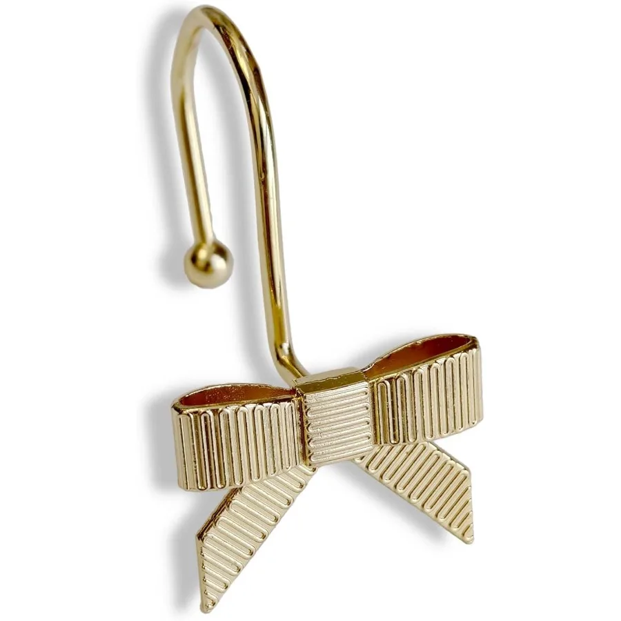 Gold Bow Shower Hoo… - image