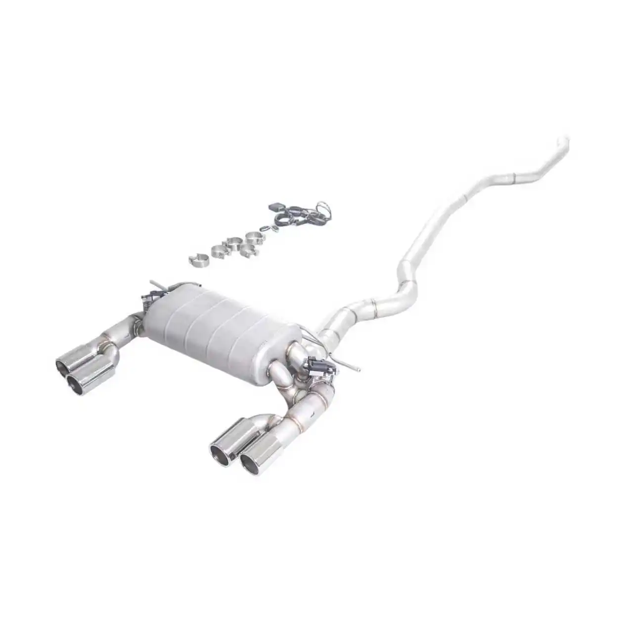 

Выхлоп GFC/подходит для BMW 440i F32 B58 2017, 3,0T, клапан из нержавеющей стали Catback, четырехвыпускные, соответствующий задний бампер M4