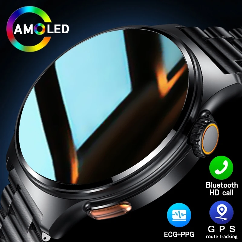 

ЭКГ + PPG Смарт-часы для мужчин 1,39-дюймовый HD-экран Водонепроницаемый спортивный браслет Индивидуальные часы Мужские Bluetooth-вызовы Смарт-часы 2025 Новинка