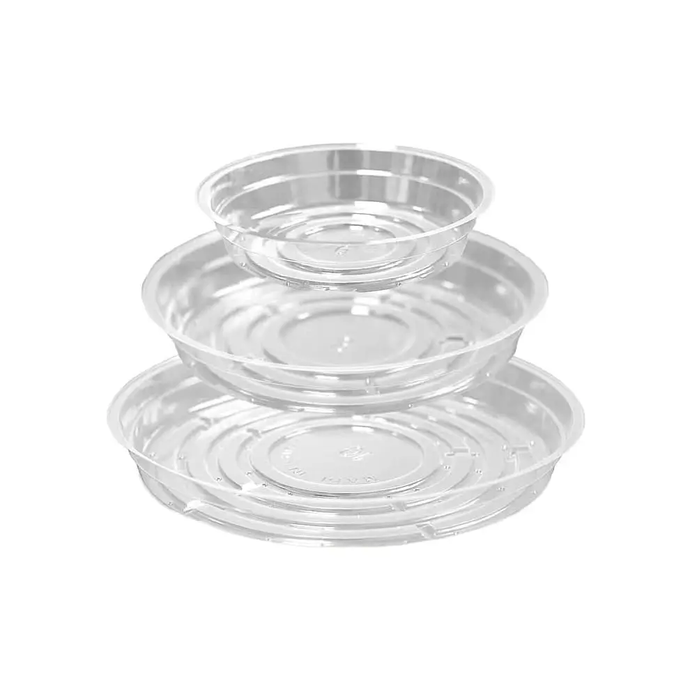 

Набор из 18 прозрачных поддонов для растений, пластиковые подставки для цветочных горшков, отлично подходят для комнатных и уличных растений (6, 8, 10 дюймов)