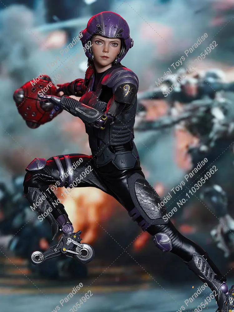 PLAY TOY P017 1/6 Women Soldier Alita: Battle Angel Mechanical Girl Rosa Salazar Full Set 12inch Action Figure Collectible Toys