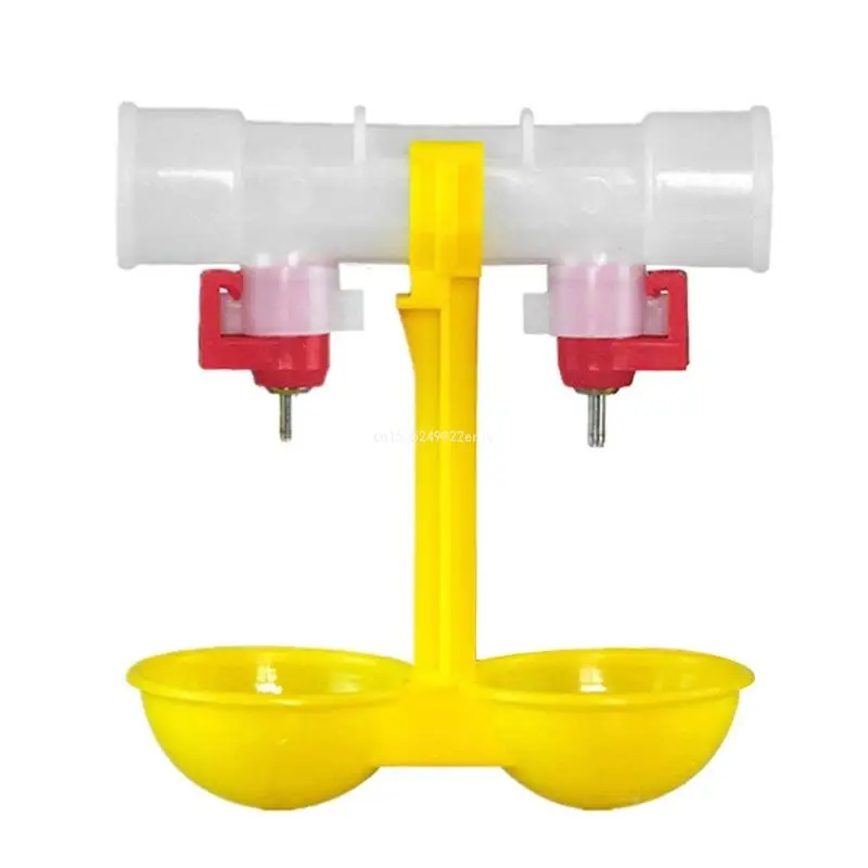 Hanging Chicken Water Drinking Cups for Farm Bird Quail Drinker for DIY Poultry Automatic Chicken Waterr for Quail