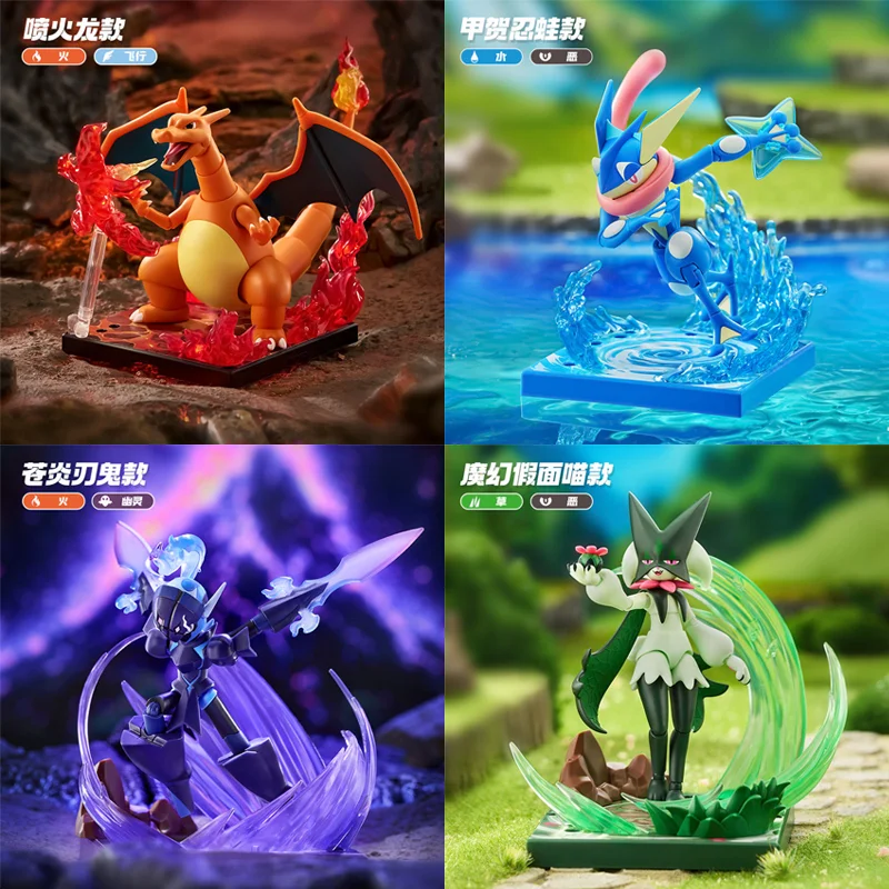 blokees-model-pokemon-toys-assembly-model-meowscarada-ceruledge-charizard-greninja-collectible-robot-kits-models-kids-gift