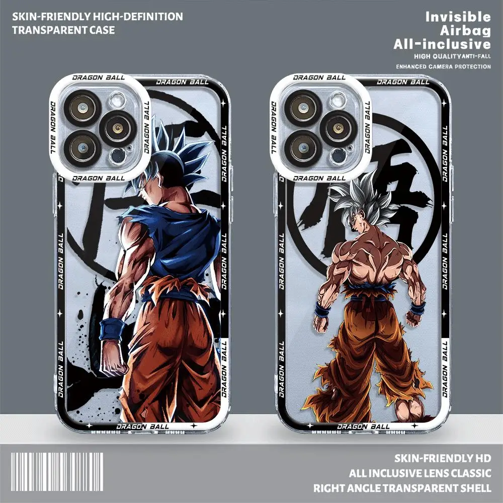 Anime Dragons Balls Phone Case for Apple iPhone 11 13 14 ProMax 15 Pro 7 8 Plus 12 Mini X XS Max XR SE 2022 Silicone Cover