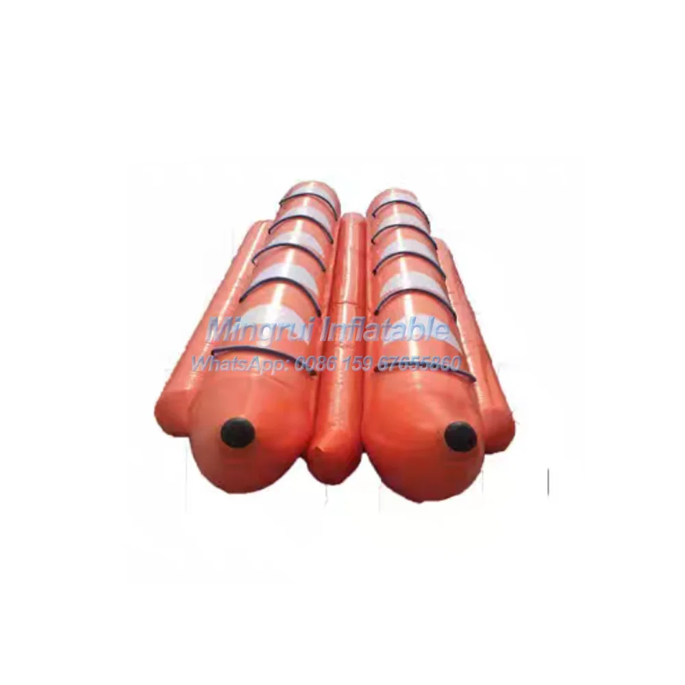 Inflatable Banana Boat for Water Park, 10 Seat, Flying Fish, Towable Tube, Water Games, Hot Sale