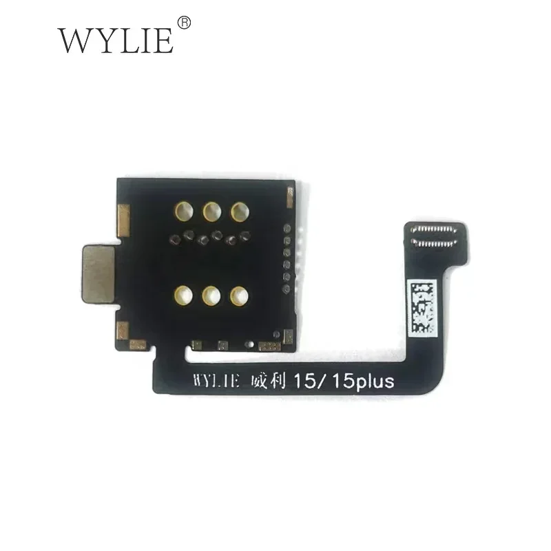 Wylie eSim to Sim 슬롯 트레이, 아이폰 15, 15 플러스, 15 플러스용, 단일 SIM to 듀얼 SIM 카드홀더, 필요 없는 분리, 아이폰 15, 5 개 