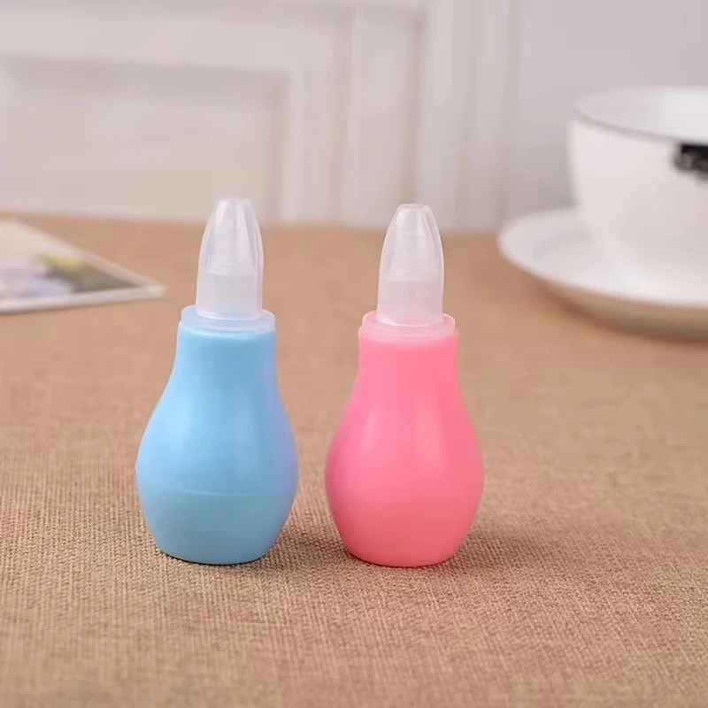 

3-18Pcs New Born Silicone Kids Safety Nose Cleaner Manual Snot Vacuum Suction Soft Children Nasal Aspirator Baby Care Accessory