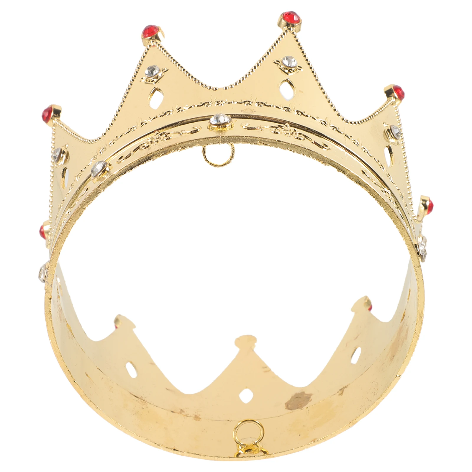 

Gem Cosplay Accessories Birthday Party Crown Headpiece for Girl Safe Material Birthday Party Crown Headpiece Golden Color