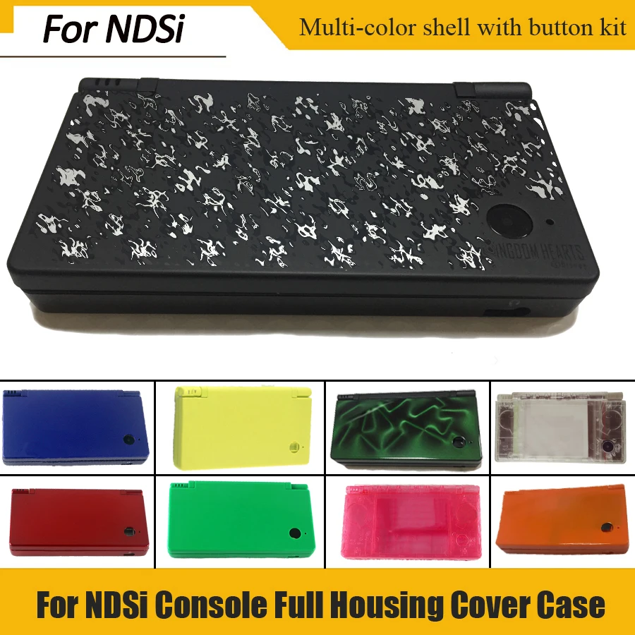

13 Colors High Quality Full Housing Cover Case Shell for NintenDSi Console Box With Button Kits Screen Lens