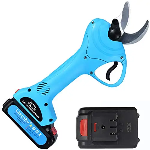 Professional Electric Branch Scissors Cordless Pruning Shears with 2Pcs 21V Rechargeable 30mm (1.2 Inch) Cutting Diameter