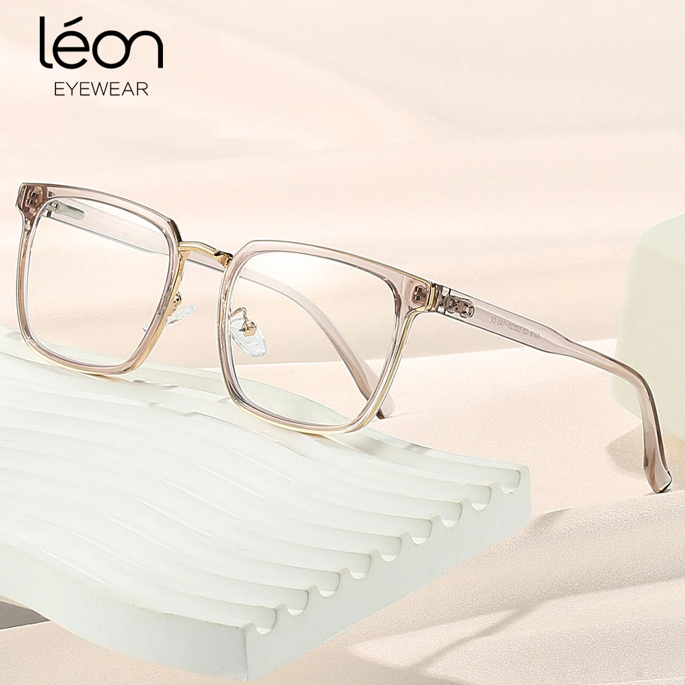 

Ultra-light Titanium Tr90 Fashionable Men's Women's Eyeglasses Frame Retro Anti Blue Light Glasses Frame Men Round Eyeglasses