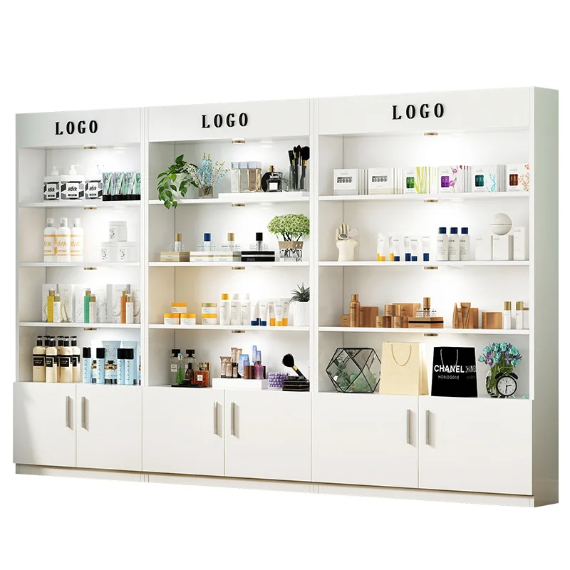 

Shelf Display Rack Multi-layer Container Shelf Beauty Salon Product Showcase Showcase Skin Care Cosmetics Showcase