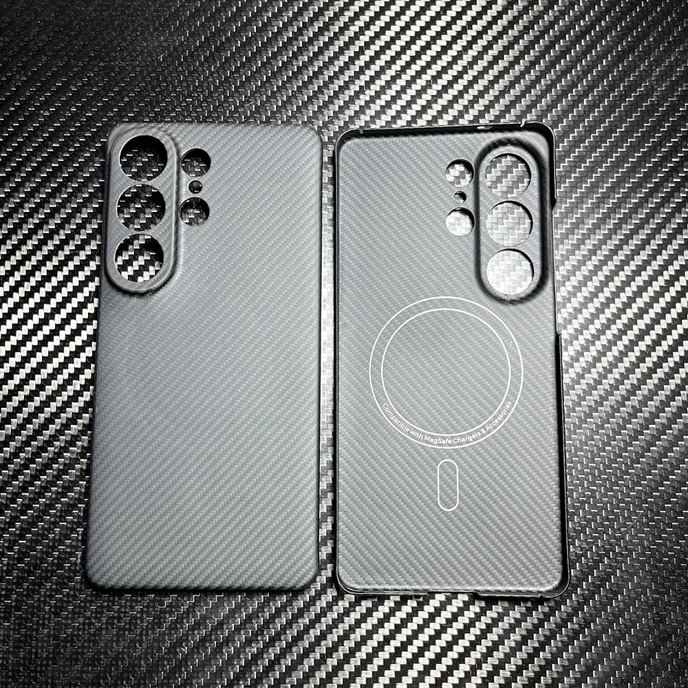 

600D Carbon fiber case For Samsung Galaxy S26 Ultra For Magsafe Magnetic Thin Full Coverage For Galaxy S26Ultra Aramid cover
