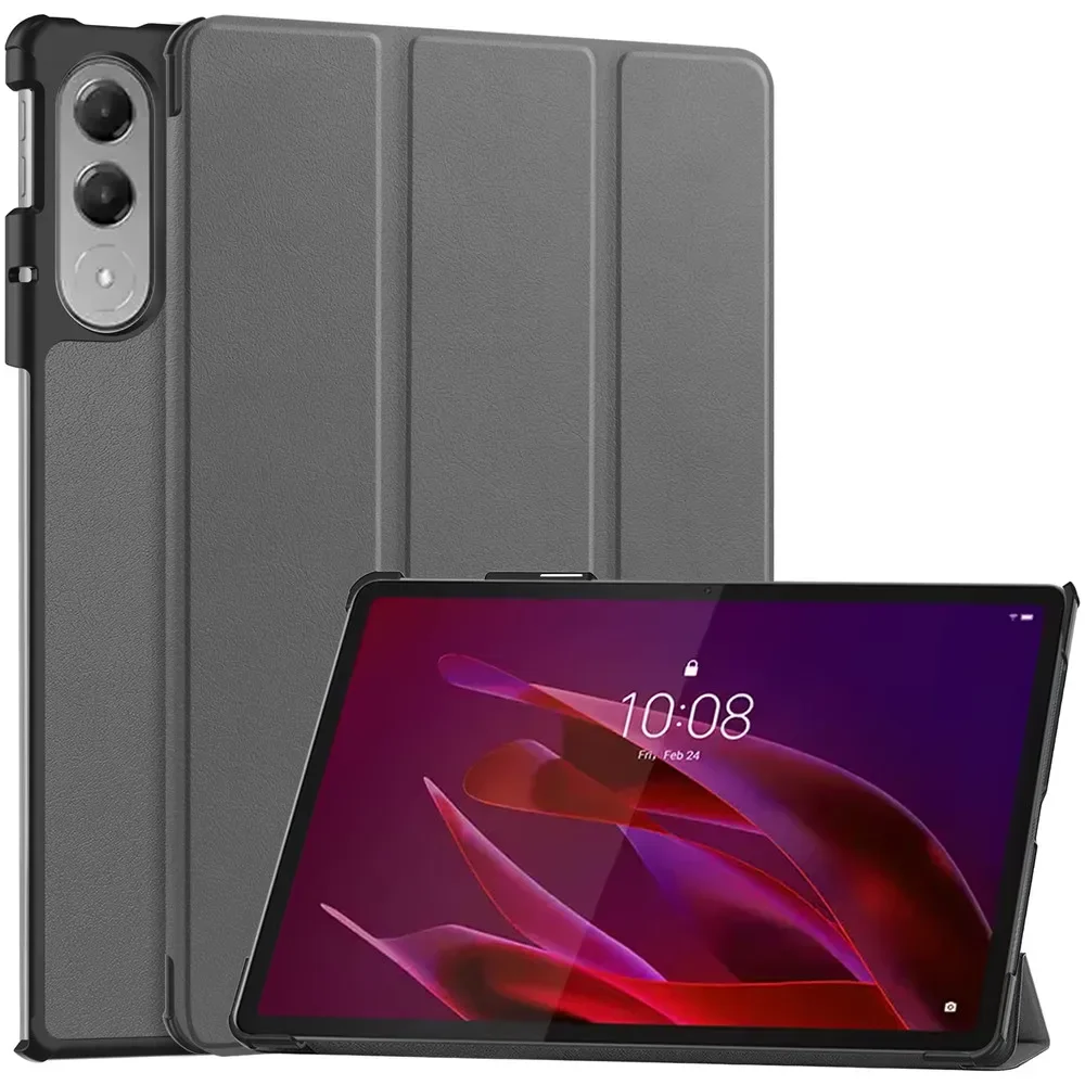 For Lenovo Yoga Tab 2025 11.1inch PU Leather Triple Fold Magnetic Cover Funda For Xiaoxin Pad Pro GT 11.1