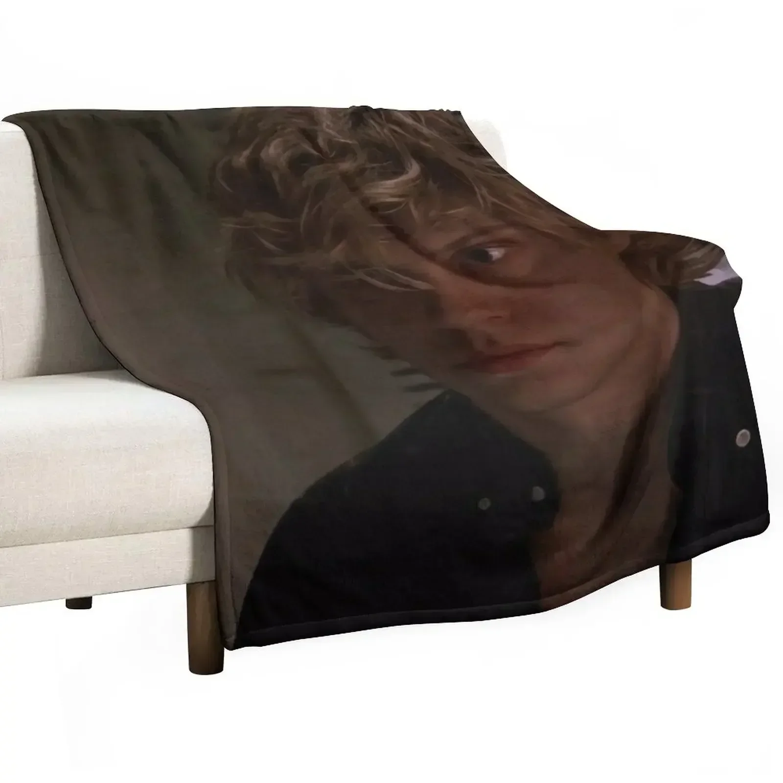 

Evan Peters Throw Blanket Soft Cozy Blanket for Pet Kids Adults