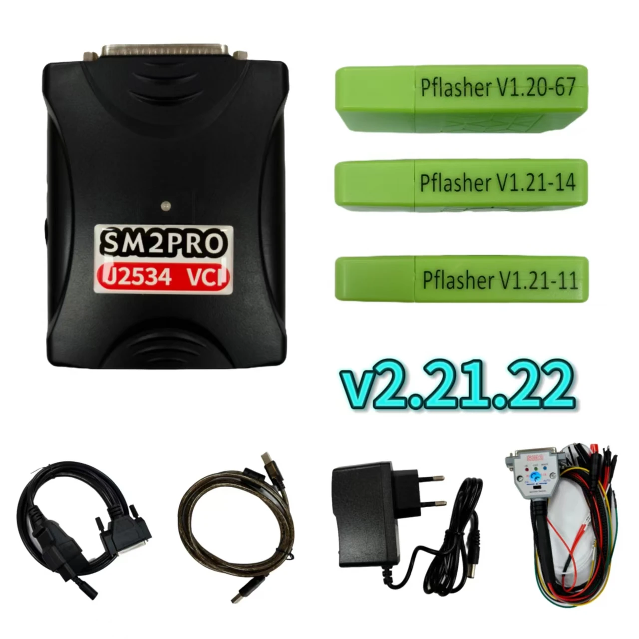 

TOP RATED SM2 Pro V2.21.22 ECU Chip Tuning Tool, Full Set with J2534, PCMflash Compatible, Professional Car Diagnostic Programme
