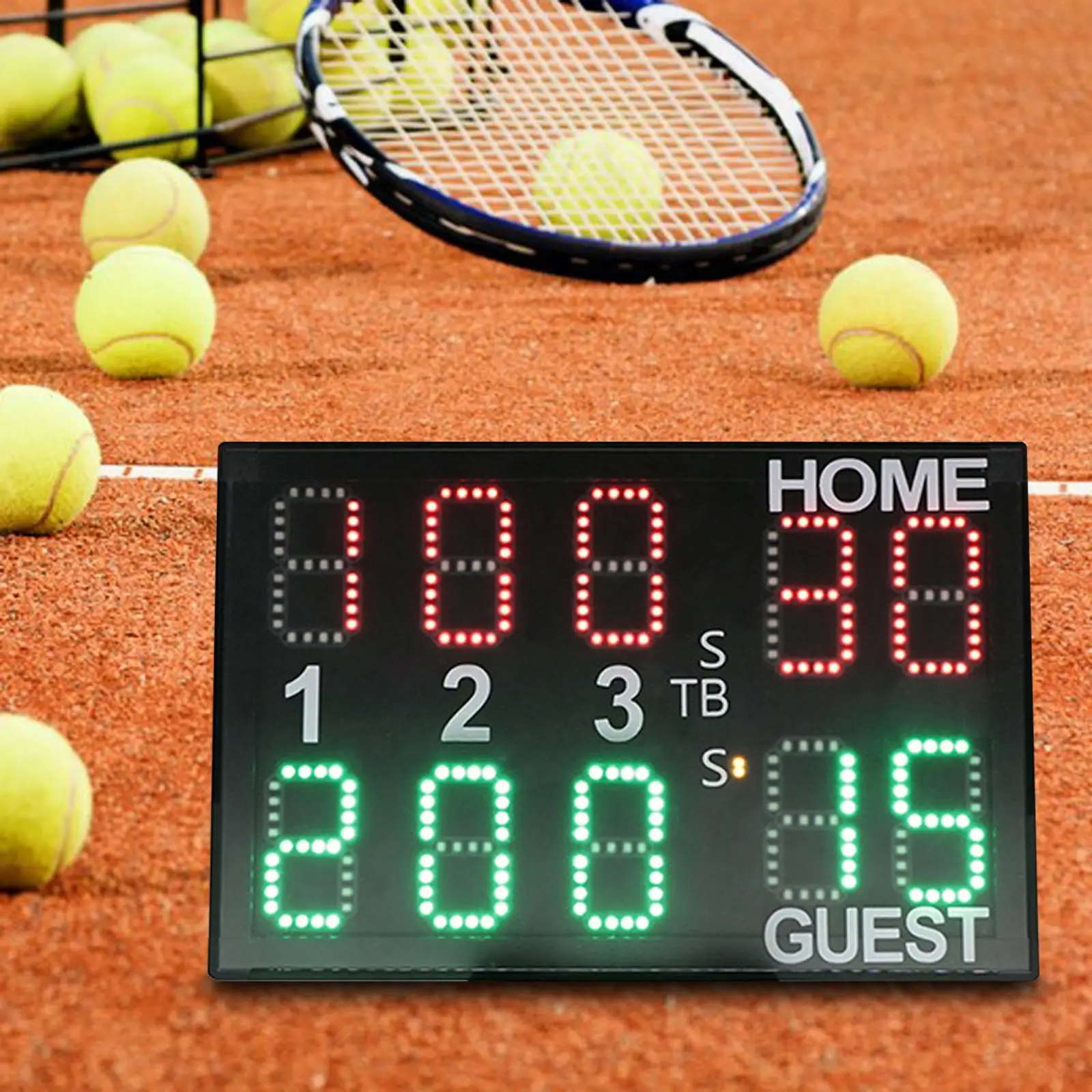 多機能電子卓上デジタルスコアボードリモコンタイマーカウンターカウント時計バレーボール柔道テニス用