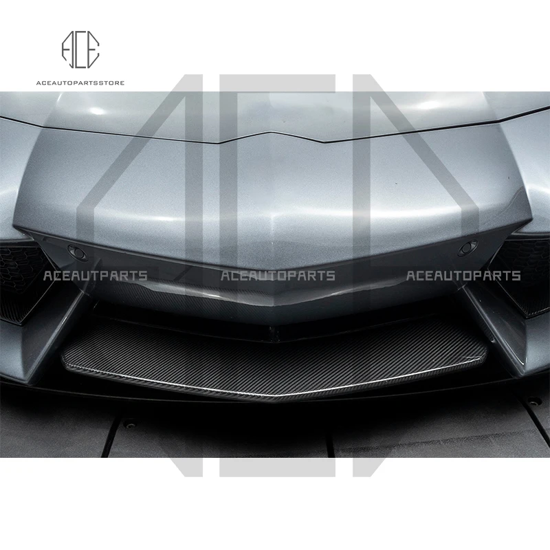 For Lamborghini LP700 Oem Style Carbon Fiber Front Lip Front Diffuser For 2011 Aventador LP700 Front Middle Lip Cover