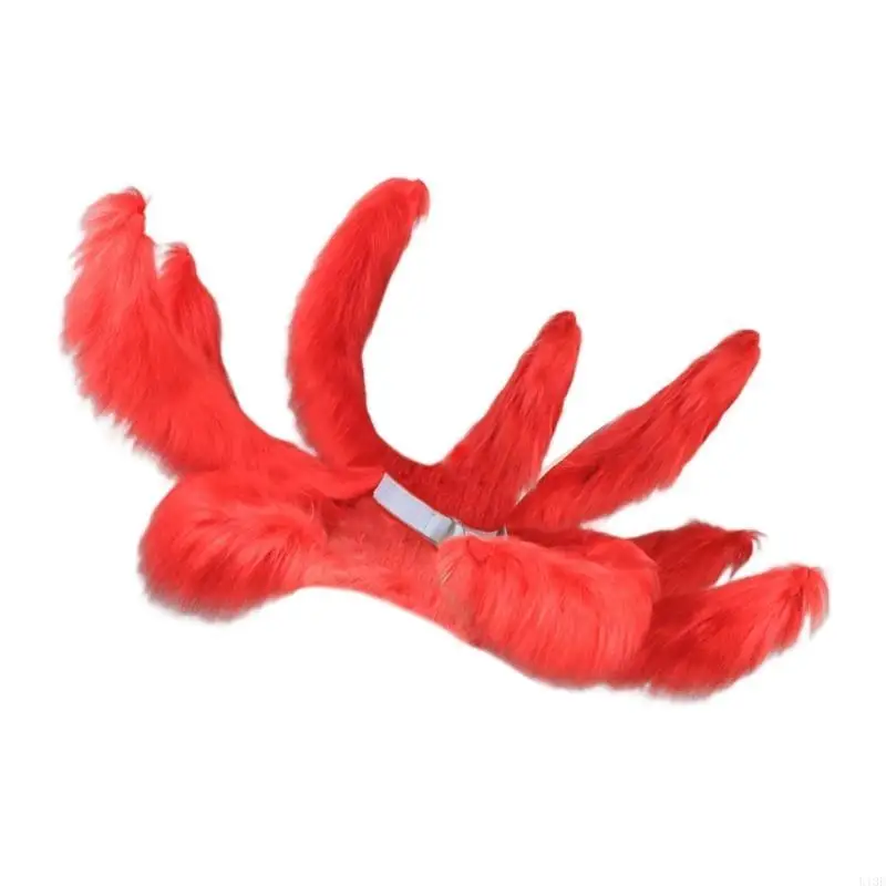 Neuf foxes à queue queue kyuubi kitsune queue fausse furs