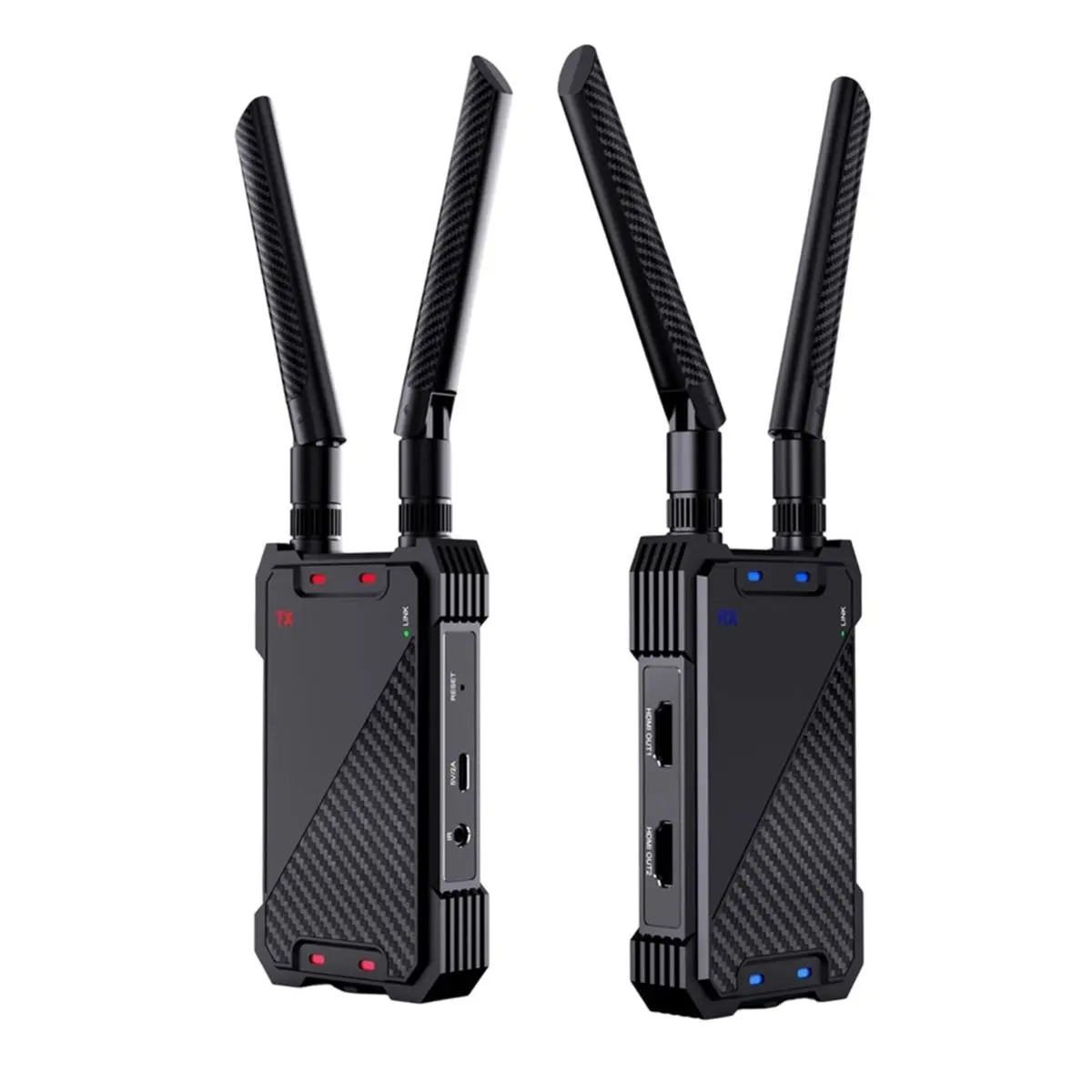 A85P Wireless HDMI-Compatible Video Transmitter and Receiver Extender 400M for Camera PC US Plug