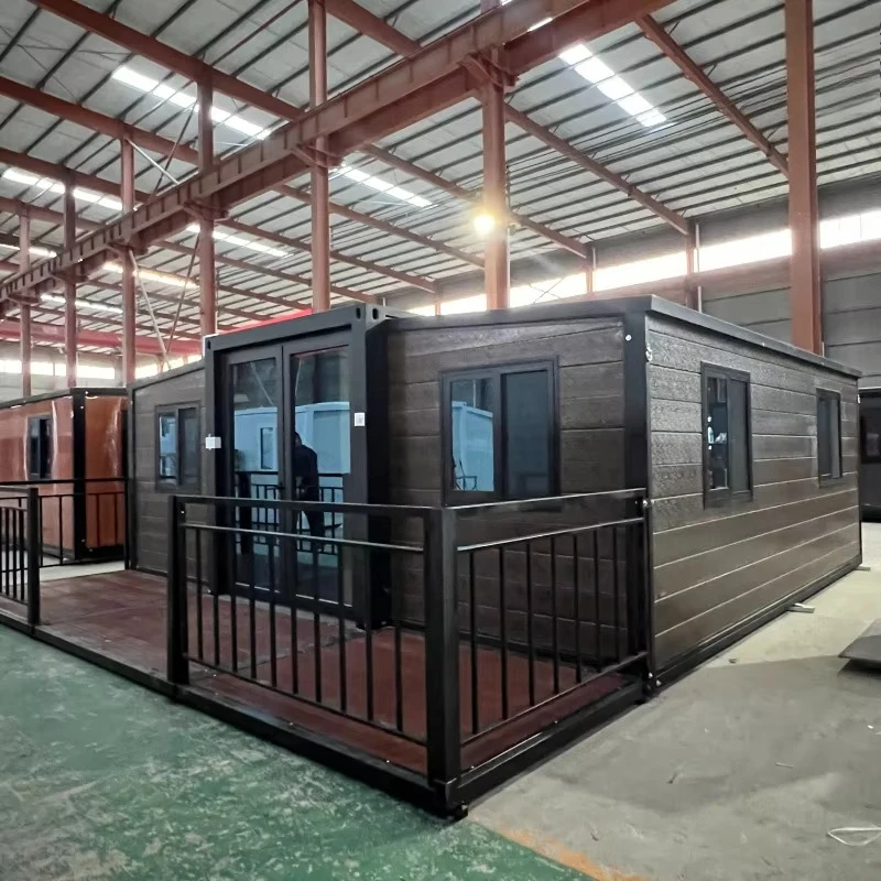 Customized 20ft/40ft Prefabricated Houses, Fully Equipped, Easy-to-assemble Two-bedroom Expandable Container Houses.