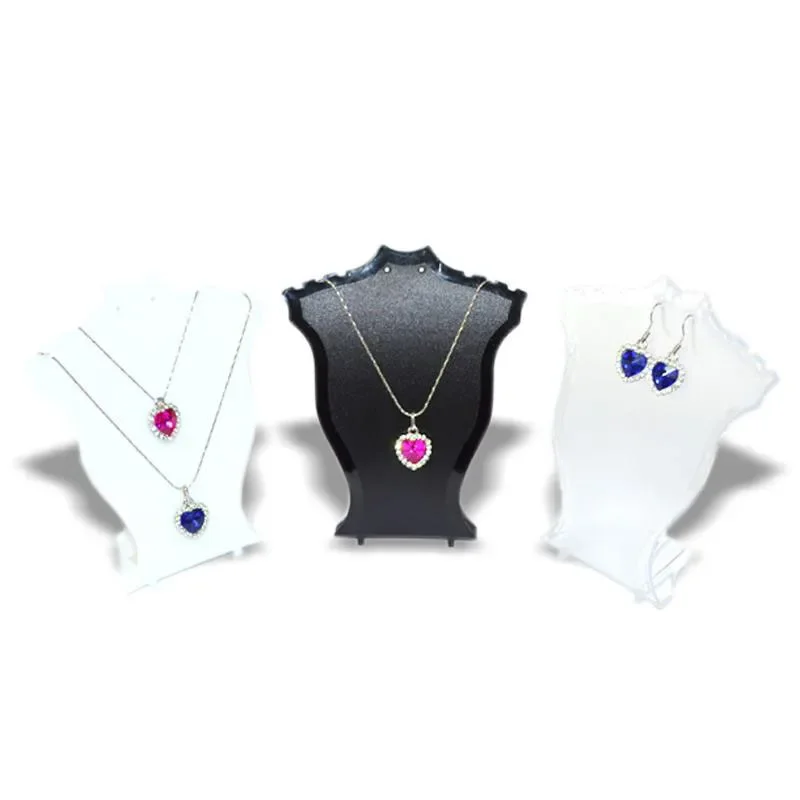 Plastic Jewelry Stand Necklace Storage Hanger Shelf-style Display Stand For Jewelry Commercial Stall Colla Plastic Jewelry Stand
