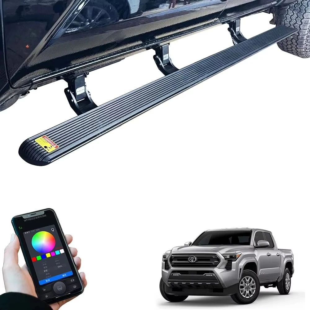 Truck Automatic Power Side Steps Electric Running Boards for Toyota Tacoma Half Cabine Trd Pro 2024 2025