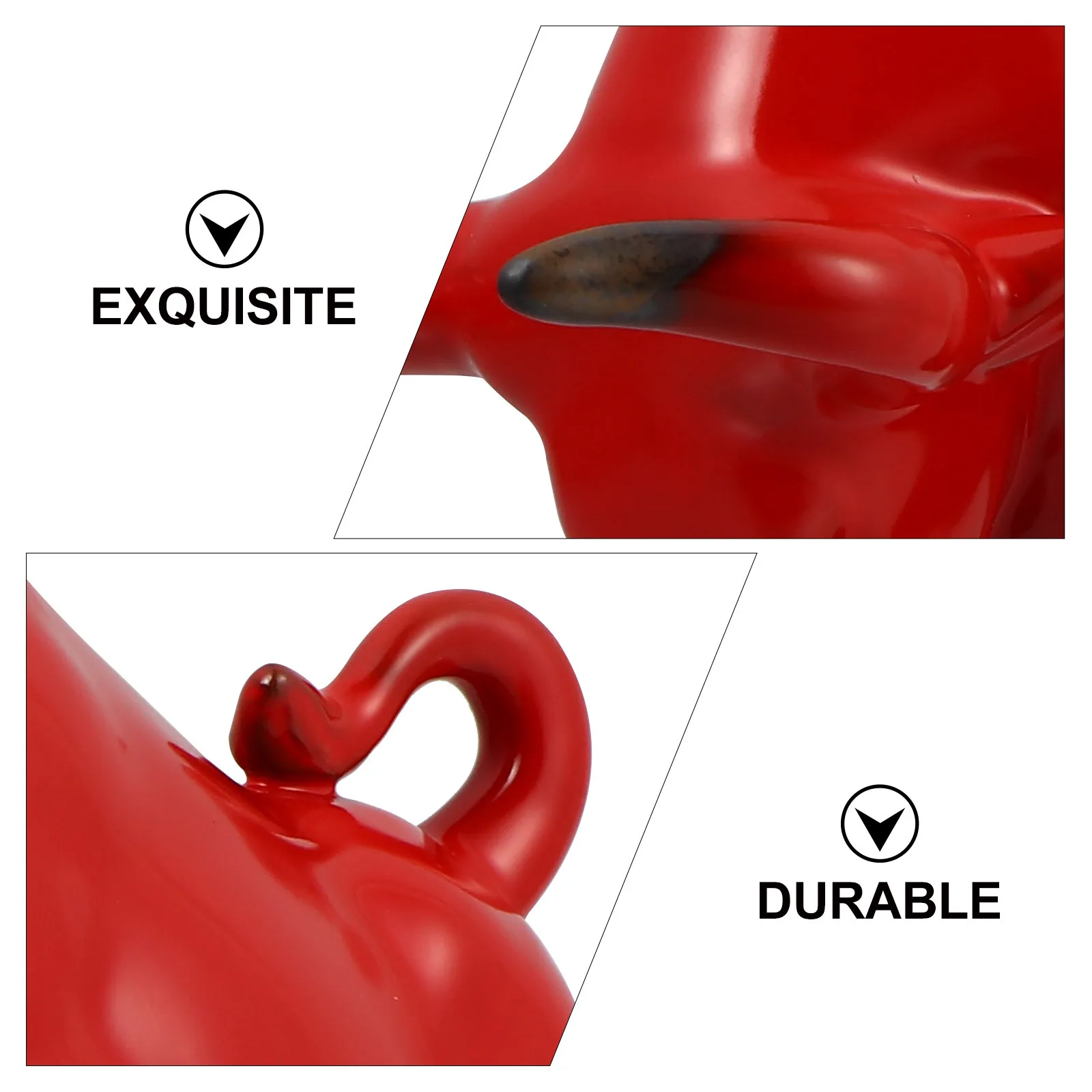 

1Pcs Chinese Tea Decoration Premium Zisha Ceramic Tea Tray Feng Shui Adornment Prosperity Home Ornament