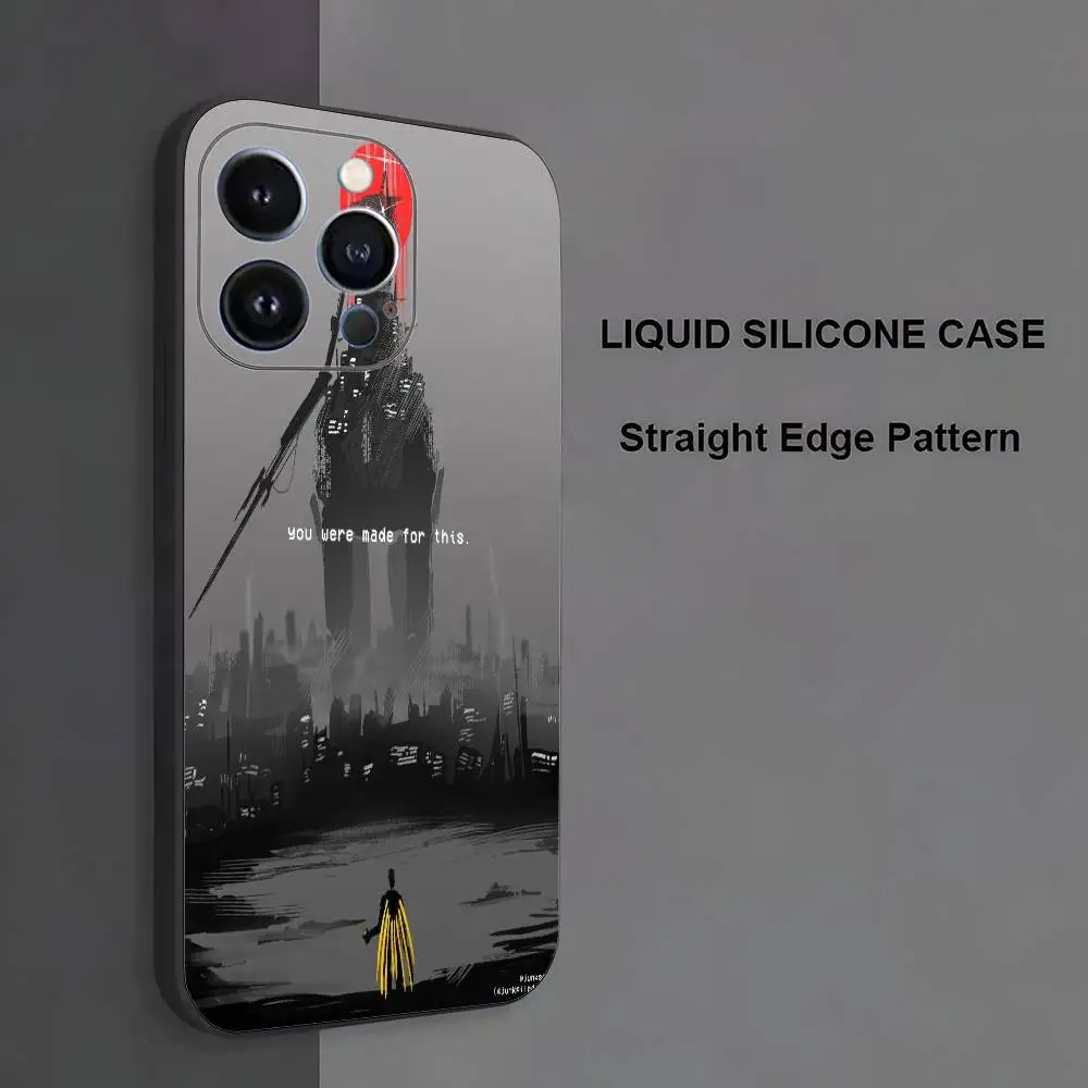 حافظة هاتف U-Ultrakill لهاتف iPhone 17,16,15,14,13,12,11، Pro Max، XS، X، XR، SE، Mini، 8، 7، غطاء أسود من السيليكون الناعم #5