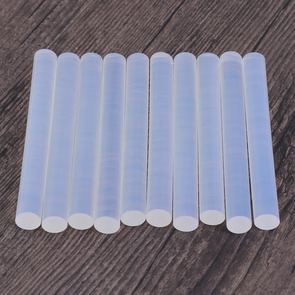 

10pcs 11 X 100Mm Hot Melt Glue Sticks White Transparent Strong Adhesive Flexible Odor Free For Wood Metal Glass Craft Repair