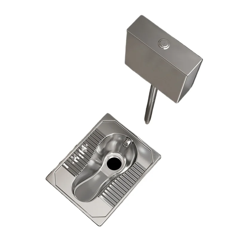 Squatting toilet flushing tank whole set, bathroom toilet, squatting pit public toilet urinal