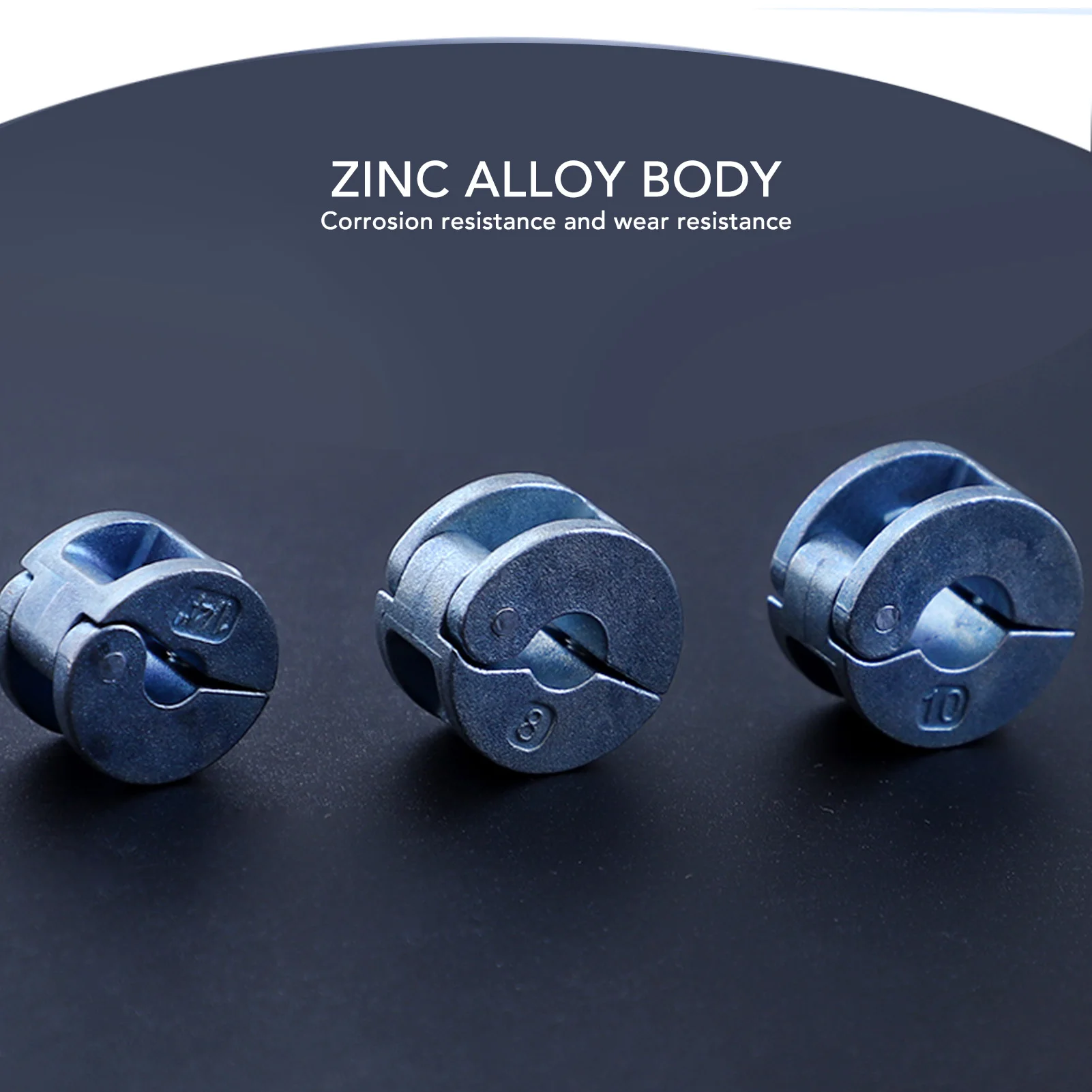 

Drill Stopper Collar Zinc Alloy 6mm 8mm 10mm Drill Bit Stop Rings Corrosion Resistant Screw Locking for Hole Drilling Limit