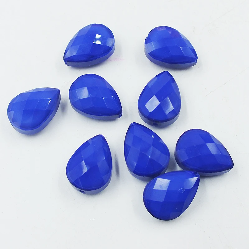 100PCS/lot 13X18MM crystal beads. Fashion jewelry accessories, DIY pendants. Necklaces, earrings