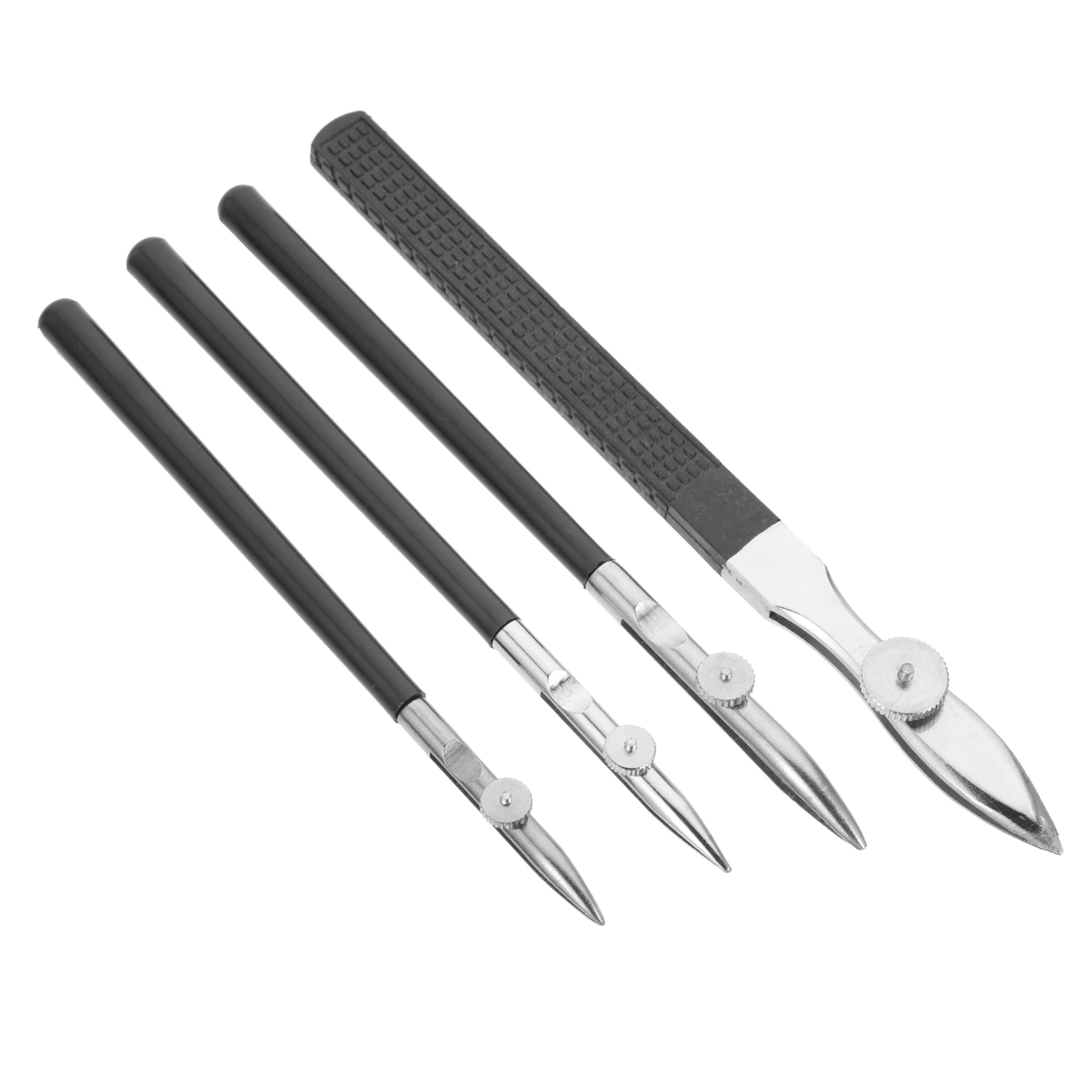 

4 Pcs Ruling Pen Calligraphy Drawing Pens Painting Fluid for Artists Line Adjustable Plastic Metal Straight Borders Tool