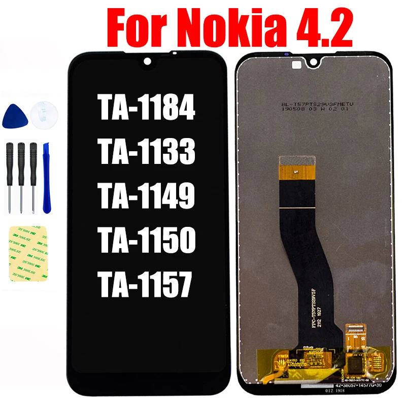 

For Nokia 4.2 TA-1184 TA-1133 TA-1149 TA-1150 TA-1157 LCD Display Panel Matrix Pantalla with Touch Screen Digitizer Assembly