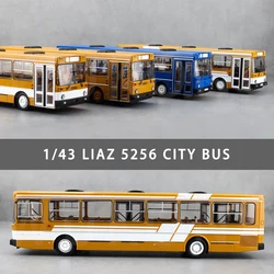 1/43 LIAZ 5256 Russian City Bus Models Diecast Model Car Gifts For Father Friends