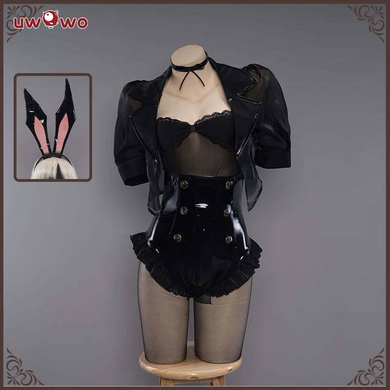 IN STOCK UWOWO Nierr: Automataa 2B Bunny Suit Cosplay YoRHaa No. 2 Type B Cosplay Coat with Bodysuit Halloween Costumes Costume