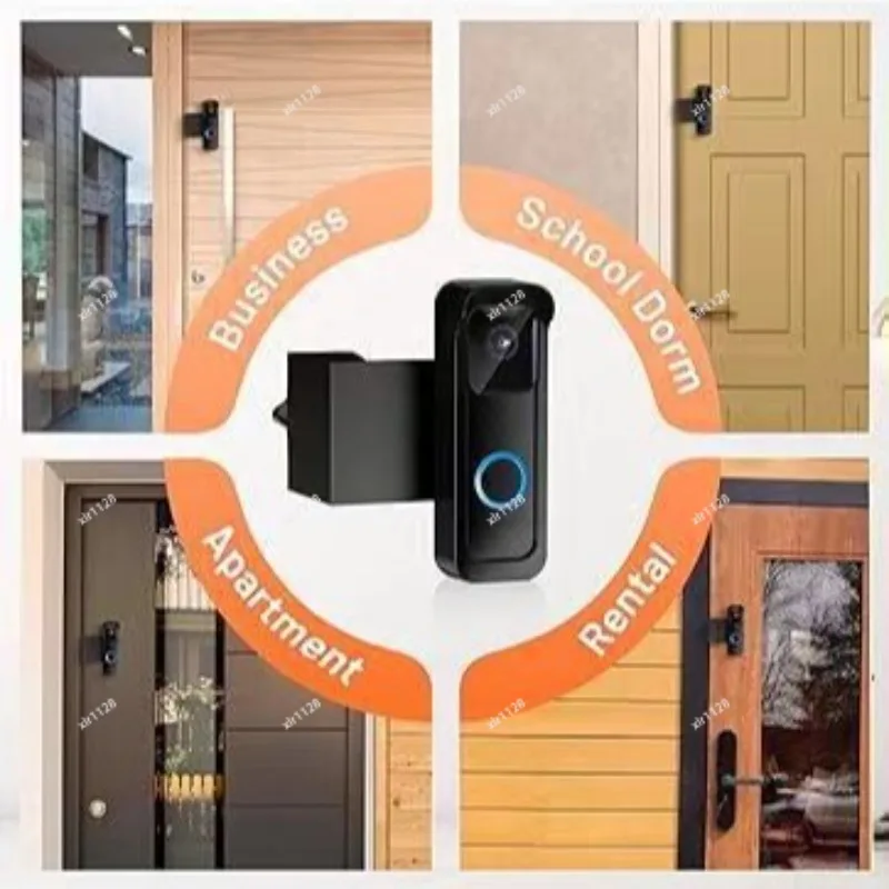 

Outdoor Security Doorbell Mount with Anti-Theft Design Blinking Indicator & Waterproof Rain Cover