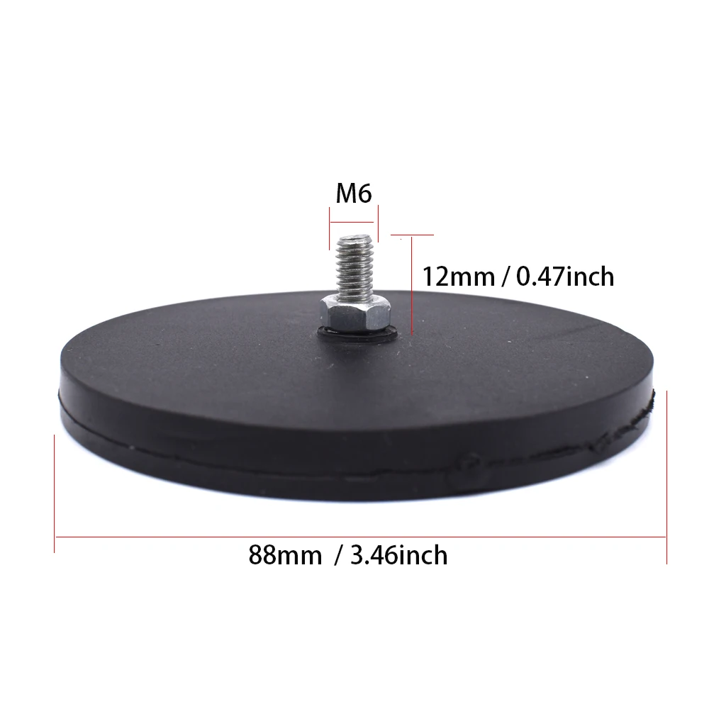 Magnet Suction Cup Strong Magnetic Base 88mm Fixed Base