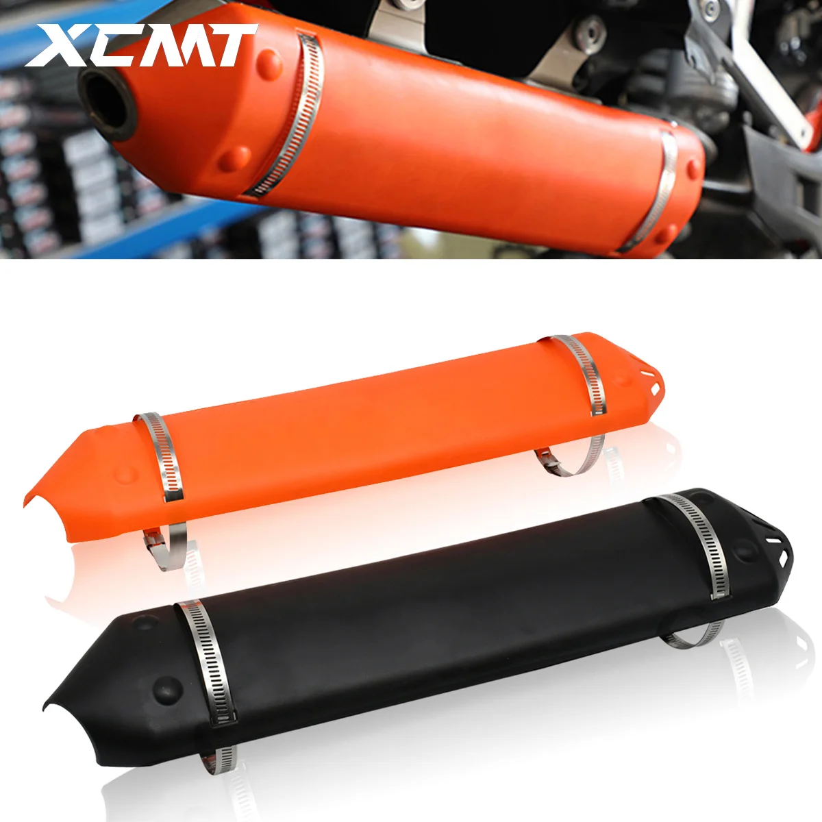 

2024 Motocross Exhaust Tail Section Protective Cover For KTM EXC XC XCW 250 300 TPI Husqvarna TE 2020-2023 Modified Accessorie