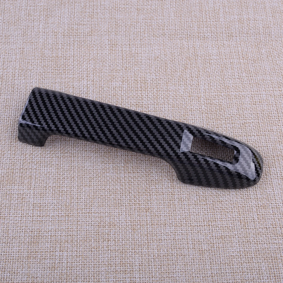 ألياف الكربون نمط الجانب غطاء مقبض الباب الذكي مجموعة الكسوة صالح ل Scion FR-S تويوتا GT86 سوبارو BRZ #3