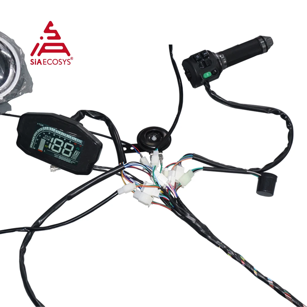 Vehicle Wiring Harness Cable For EM50SP EM100SP EM150SP Votol Controller And Display System For E Bike From SiAECOSYS