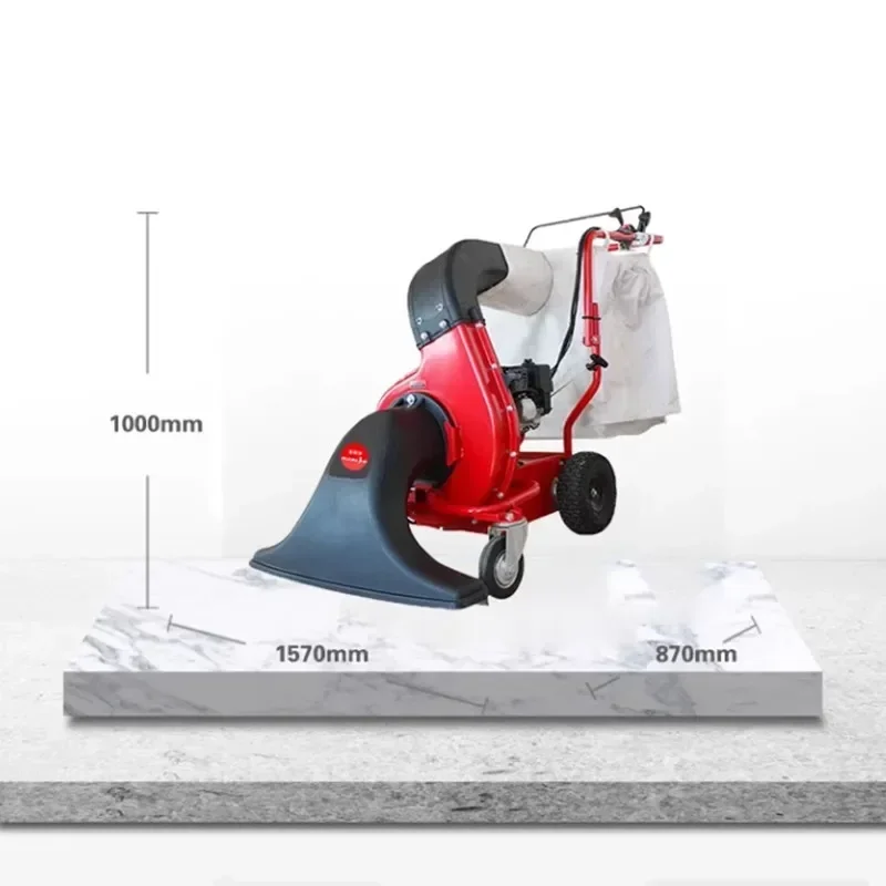 Upgrade Push Leaf Suction Machine Fuel Garden Greening Street Leaf Suction Machine Lawn Vacuum Cleaner
