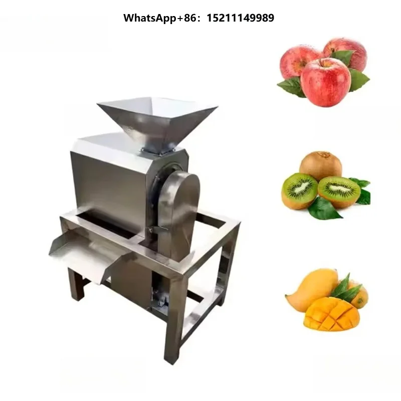 Apricot Tomato Passion Fruit Crusher Mango Destoner and Pulping Pulp Making Machine Fruit Pulper Machine