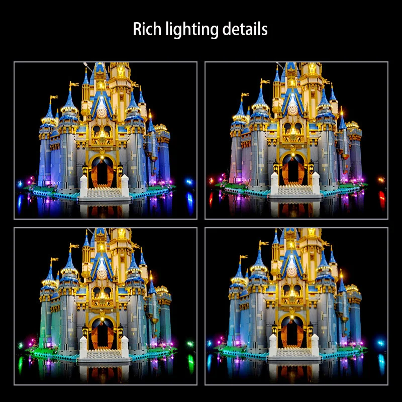 Kit de luz LED para 43222, acessórios de conjunto de iluminação criativa DIY compatíveis com modelo de blocos de construção, não inclui conjunto de modelo