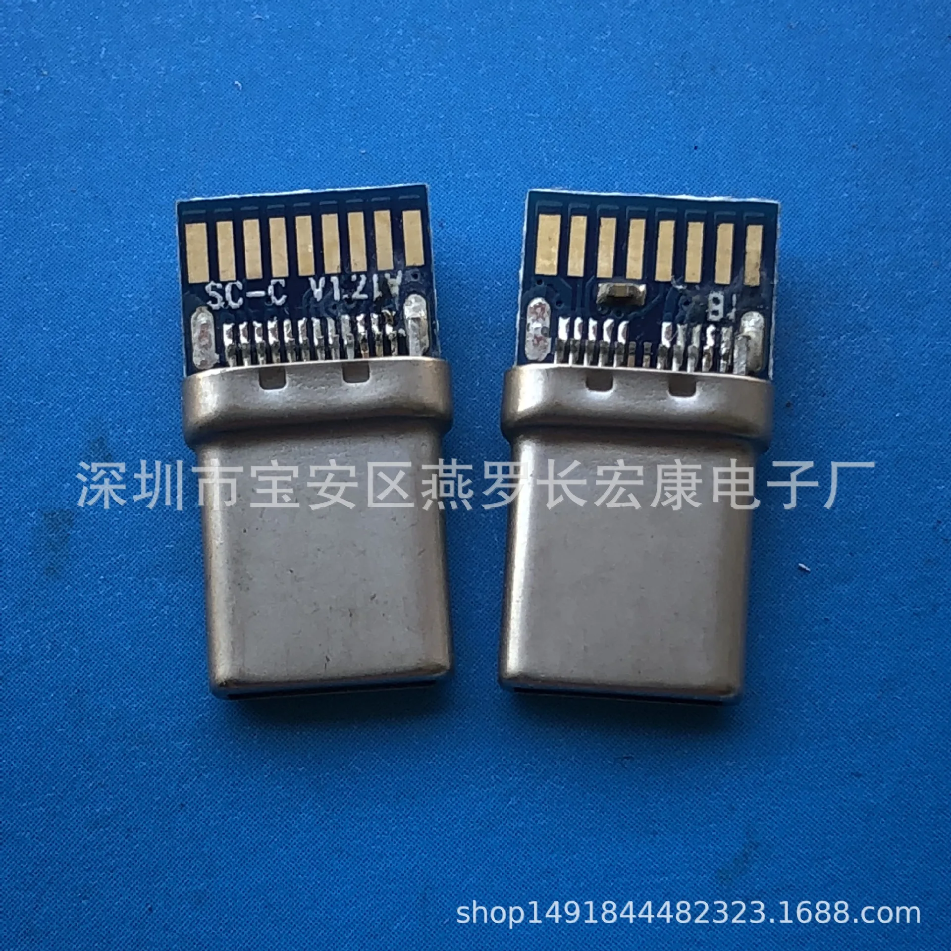 

For 3.1 PLUG stretch strip TYPE-C 24Pin male head 4 solder joints short length 10.7MM fast charging